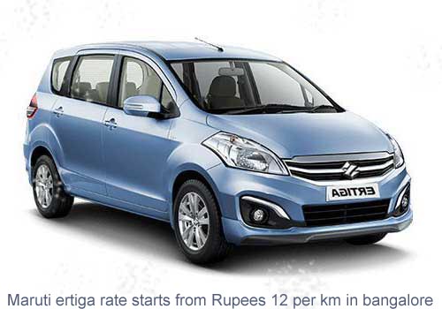 car rental rates for Bangalore to Virapur travel